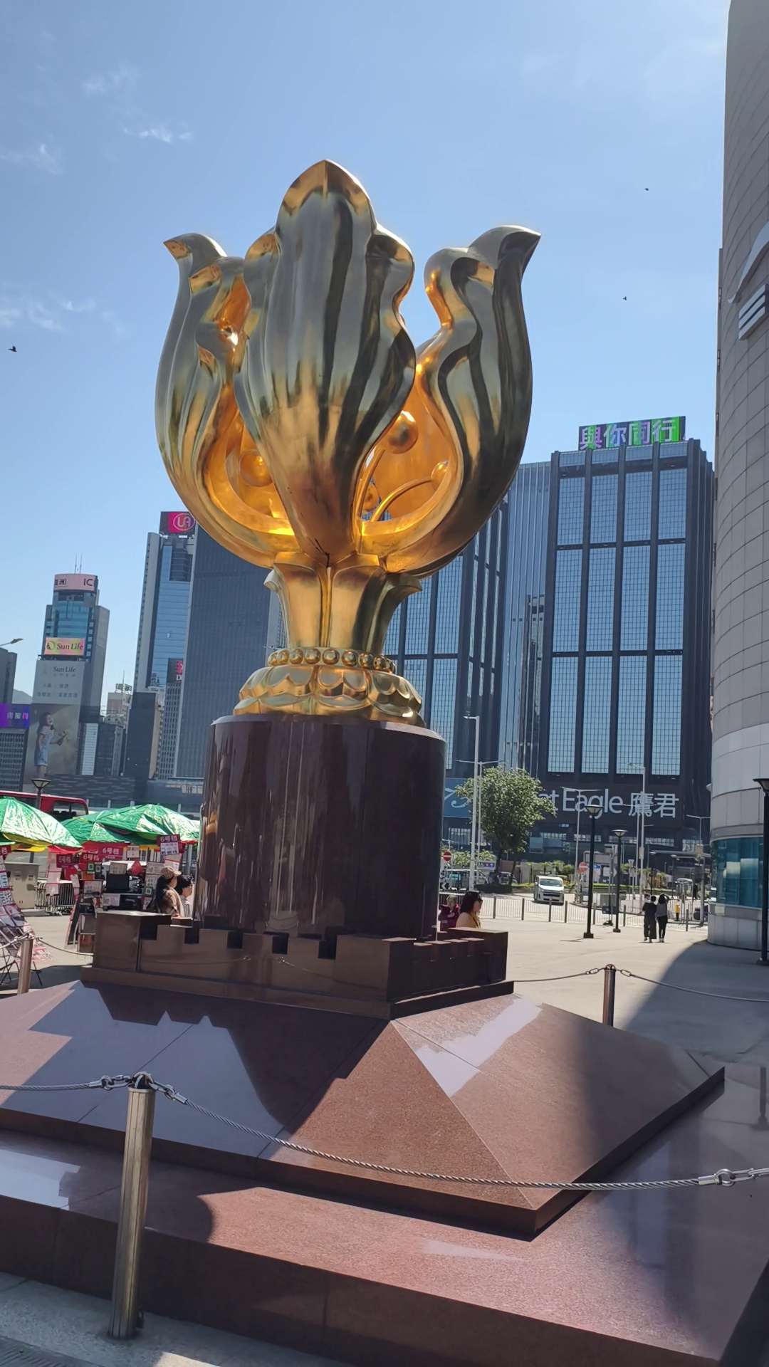 紫金花广场塑像